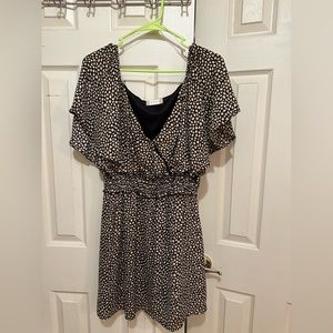 Large altered state black floral dress